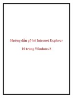 Hướng dẫn gỡ bỏ Internet Explorer 10 trong Windows 8 potx