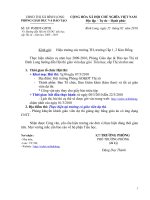 CV HD Tổ chức Hội thi GVDG Tiểu học