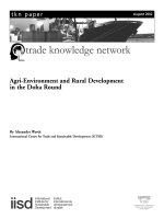 Agri-Environment and Rural Development in the Doha Round doc