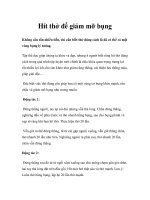 Hít thở để giảm mỡ bụng pdf