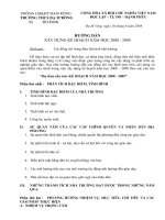 Huong dan xay dung ke hoach nam hoc 2008 - 2009