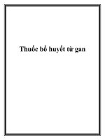 Thuốc bổ huyết từ gan pps