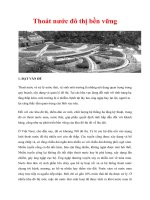 Thoát nước đô thị bền vững pps