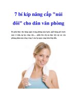 7 bí kíp nâng cấp núi đôi cho dân văn phòng doc