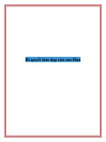 Bí quyết làm đẹp của sao Hàn pps