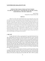 báo cáo nghiên cứu khoa học  ' đánh giá thực trạng sử dụng quỹ đất ở trong các khu quy hoạch dân cư mới trên địa bàn phường an hòa, thành phố huế, tỉnh thừa thiên huế'