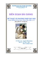 TRANG TRÍ BÌA MẪU GIÁO TRÌNH