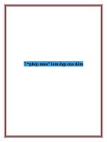 7 “phép màu” làm đẹp của dấm pps