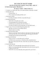 ĐỀ CƯƠNG ÔN THI TỐT NGHIỆP CHUYÊN NGÀNH CÔNG NGHỆ KỸ THUẬT ĐIỆN TỬ pot