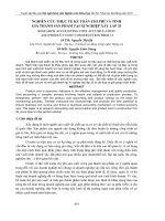 nghiên cứu thực tế kế toán chi phí và tính giá thành sản phẩm tại xí nghiệp xây lắp 33