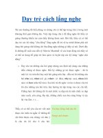 Dạy trẻ cách lắng nghe doc