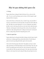 Hãy bỏ qua những thói quen xấu pptx