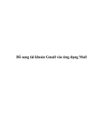 Bổ sung tài khoản Gmail vào ứng dụng Mail potx