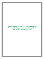 Lợi dụng vụ thảm sát Virginia phát tán phần mềm độc hại pot