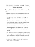 Trong công tác bảo vệ môi trường, các cá nhân, đoàn thể có nhiệm vụ, quyền hạn gì? potx
