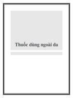 Thuốc dùng ngoài da ppsx