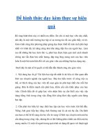 Để hình thức dạy kèm thực sự hiệu quả docx