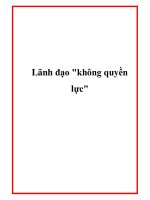 Lãnh đạo 