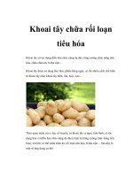 Khoai tây chữa rối loạn tiêu hóa pdf