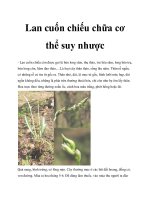 Lan cuốn chiếu chữa cơ thể suy nhược pdf