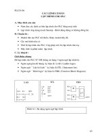 Lệnh cơ bản lập trình cho PLC