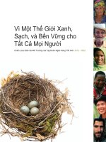 Vì Một Thế Giới Xanh, Sạch, và Bền Vững cho Tất Cả Mọi Người potx