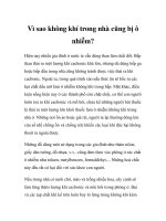 Vì sao không khí trong nhà cũng bị ô nhiễm? ppt