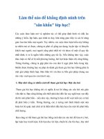 Làm thế nào để khẳng định mình trên 