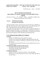 De an ve Hoc tap cong dong