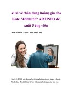 Ai sẽ vẽ chân dung hoàng gia cho Kate Middleton? pdf