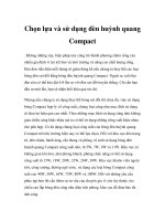 Chọn lựa và sử dụng đèn huỳnh quang Compact pdf