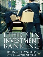 Ethics in Investment Banking docx