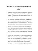 Rác thải đô thị được thu gom như thế nào? potx