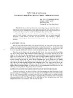 báo cáo khoa học  'phân tích áp lực động tác động vào tường chắn đất bằng phần mềm plaxis'