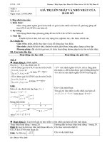 GIÁ TRỊ LỚN NHẤT, NHỎ NHẤT