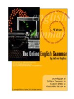 the online english grammar