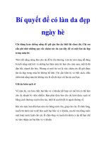 Bí quyết để có làn da đẹp ngày hè ppsx
