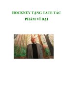HOCKNEY TẶNG TATE TÁC PHẨM VĨ ĐẠI pot