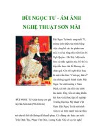 BÙI NGỌC TƯ - ÁM ẢNH NGHỆ THUẬT SƠN MÀI pptx