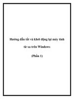 Hướng dẫn tắt và khởi động lại máy tính từ xa trên Windows (Phần 1) potx
