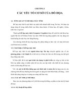 CHƯƠNG I CÁC YẾU TỐ CƠ SỞ CỦA ĐỒ HỌA docx