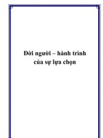 Đời người – hành trình của sự lựa chọn pdf