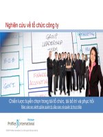 Chiến lược tuyển chọn trong tái tổ chức, tái bố trí và phục hồi pot