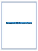 Cảnh giác với chất độc trong mỹ phẩm pdf