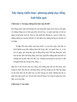 Xây dựng chiến lược- phương pháp học tiếng Anh hiệu quả pot