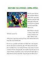HENRI MATISSE (1896-1954) docx