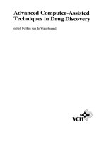 Advanced Computer-Assisted Techniques in Drug Discoveryedited by Han van de Waterbeemd.Methods pot
