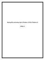 Hướng dẫn cách nâng cấp từ Windows XP lên Windows 8 (Phần 2) pptx