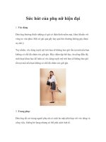 Sức hút của phụ nữ hiện đại ppsx