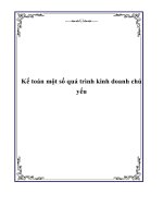 Kế toán một số quá trình kinh doanh chủ yếu pot